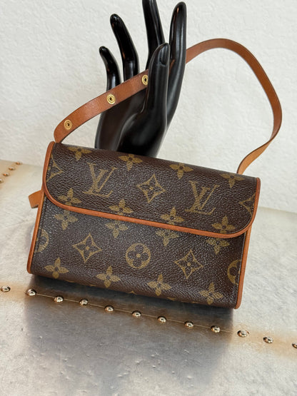 Pre-owned Authentic Louis Vuitton Monogram Florentine Waist Bag