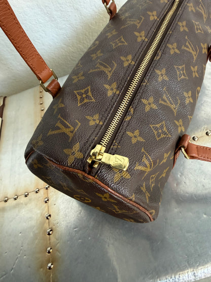 Pre-owned Vintage Authentic Louis Vuitton Papillon 30 Monogram Handbag