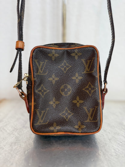Pre-owned Louis Vuitton Mini Danube Monogram Crossbody Bag