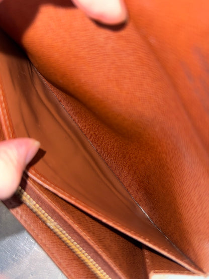 Pre-owned Authentic Louis Vuitton Portefeuille Sarah Monogram Long Wallet