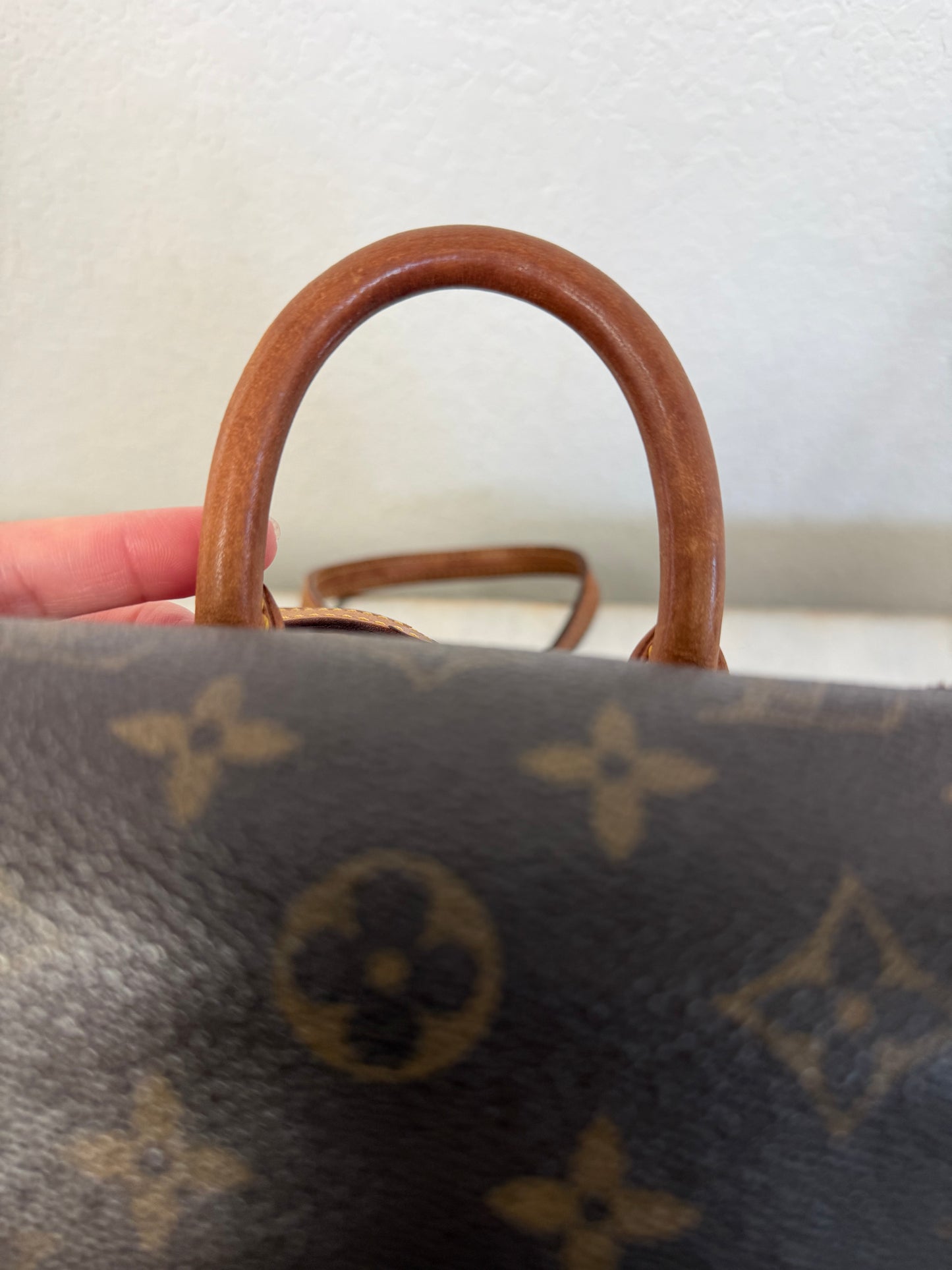 Pre-owned Authentic Louis Vuitton Montsouris Mini Monogram Backpack