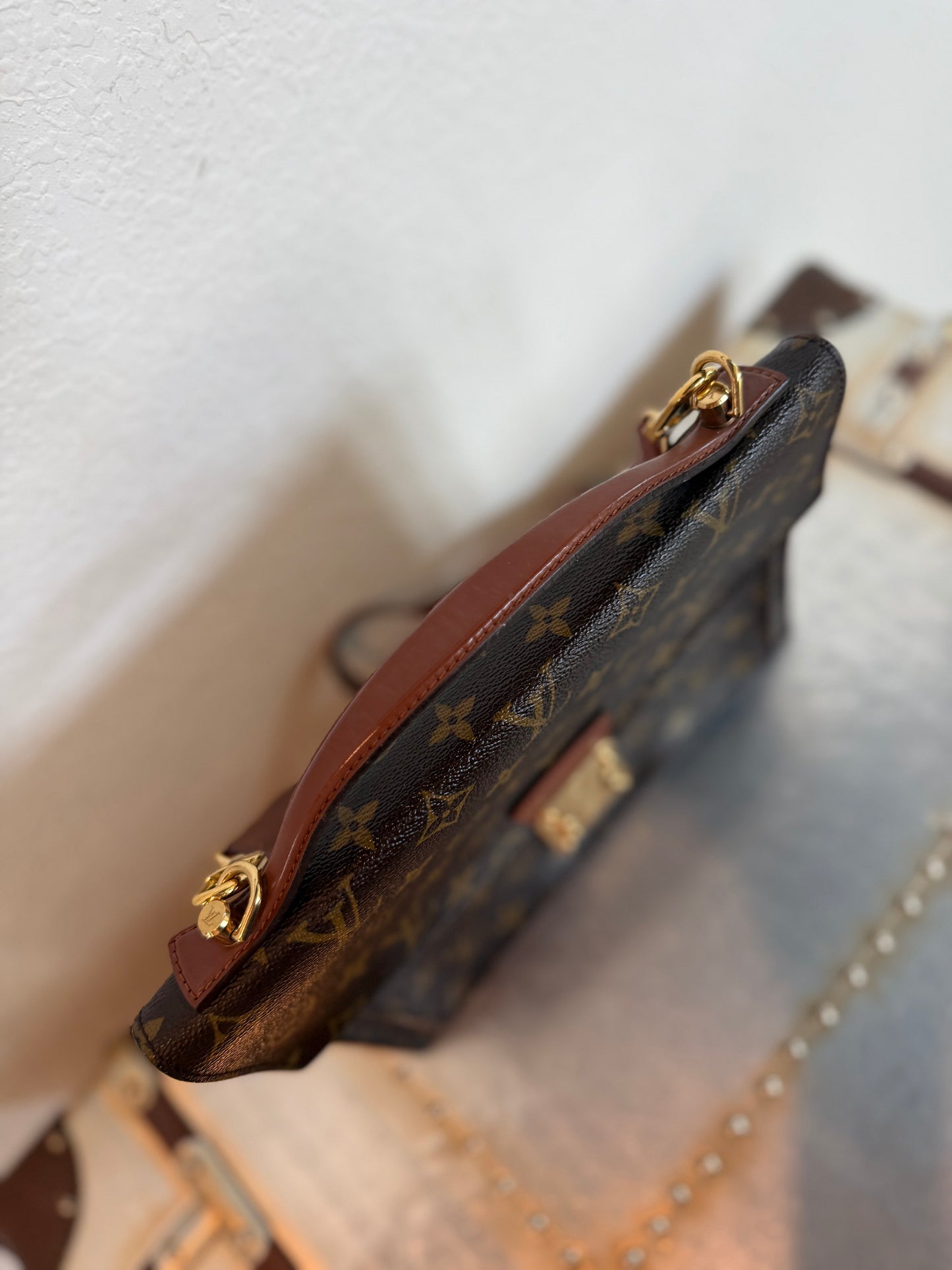 Pre-owned Authentic Louis Vuitton Monceau 28 Monogram Shoulder / Crossbody Bag