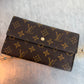 Pre-owned Authentic Louis Vuitton Portefeuille  International Monogram Wallet