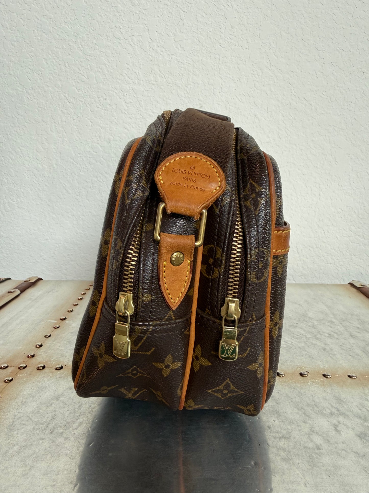 Pre-owned Authentic Louis Vuitton Reporter PM Monogram Shoulder / Crossbody Bag