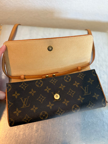 Pre-owned Authentic Louis Vuitton Pochette Twin GM Monogram Shoulder Bag