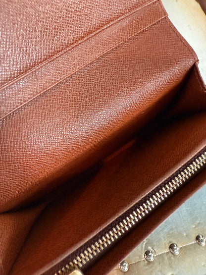 Pre-owned Authentic Louis Vuitton Porte Monnaie Monogram Billet Wallet
