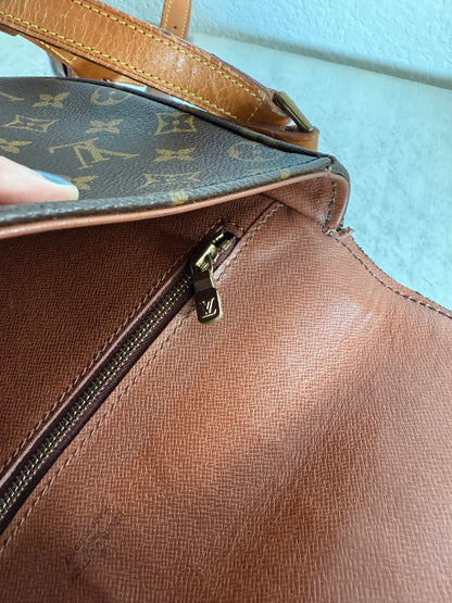 Pre-owned Authentic Louis Vuitton Chantilly GM Monogram Crossbody Bag