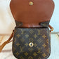 Pre-owned Authentic Louis Vuitton Saint Cloud PM Monogram Shoulder / Crossbody Bag