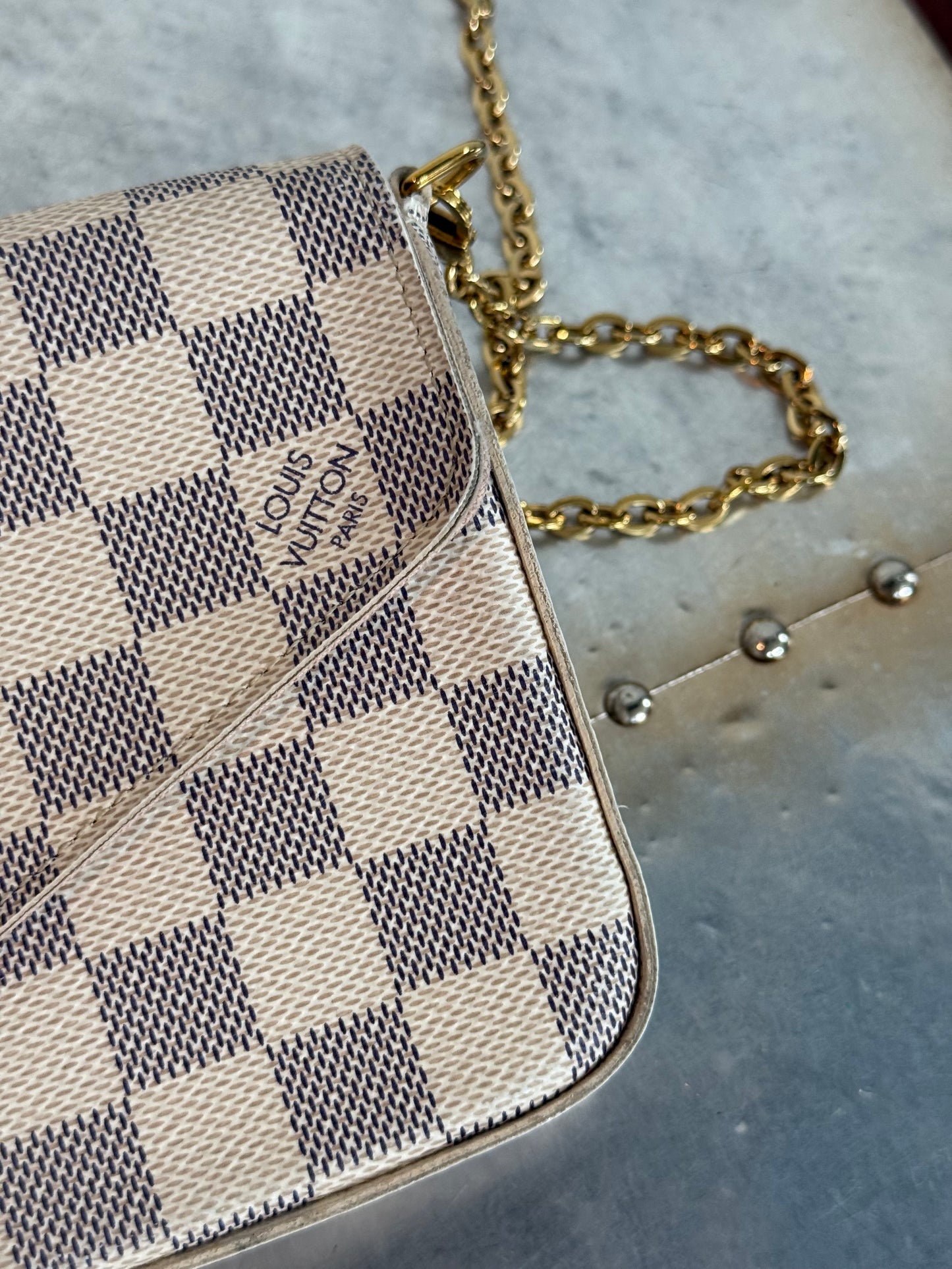 Pre-owned Authentic Louis Vuitton Felicie Pochette Monogram Crossbody Bag