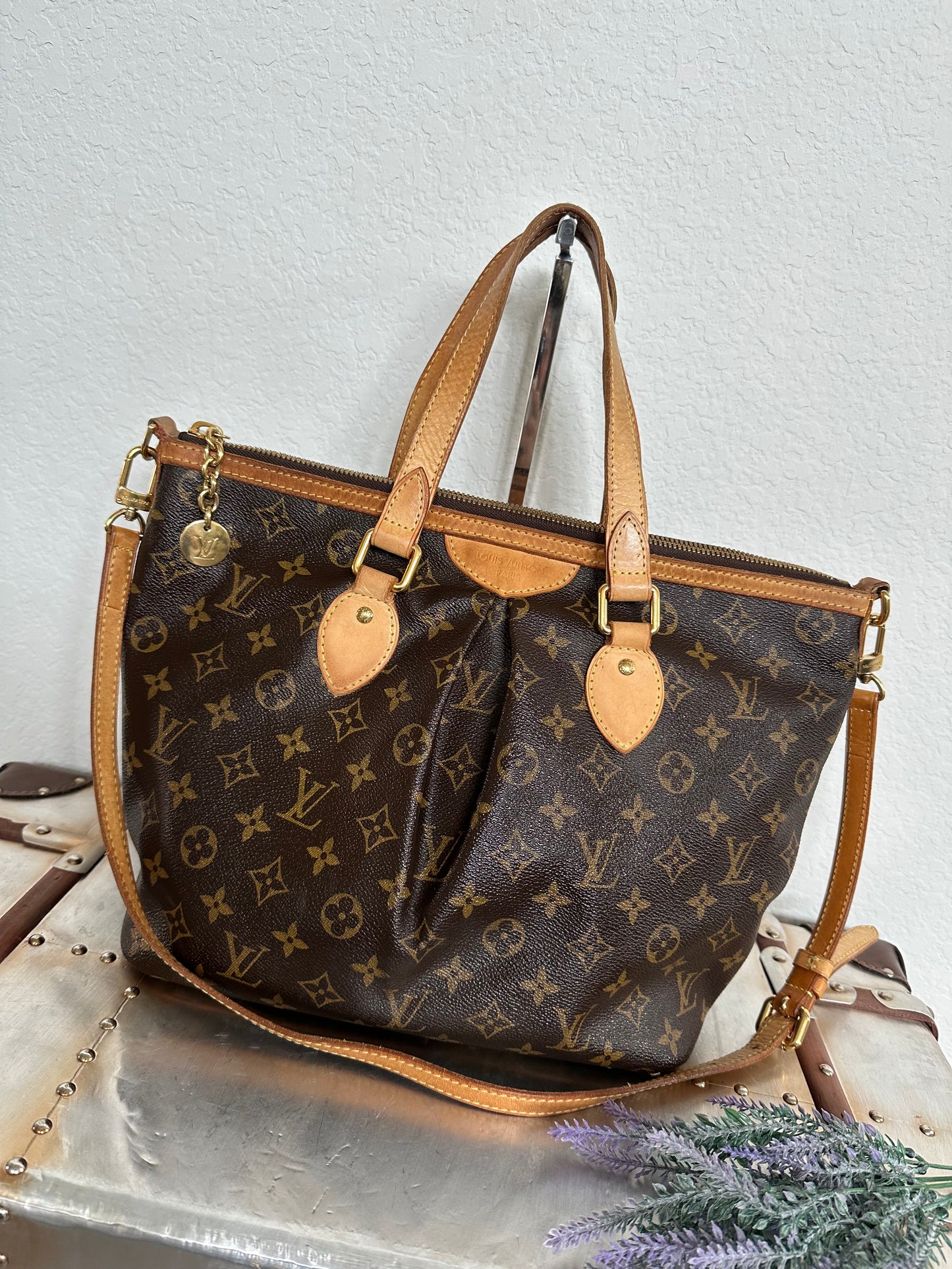 Pre-owned Louis Vuitton Palermo PM Monogram Shoulder Bag