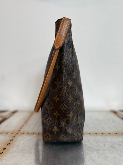 Pre-owned Authentic Louis Vuitton Looping GM Monogram Shoulder Bag