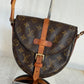 Pre-owned Authentic Louis Vuitton Chantilly PM Monogram Crossbody Bag