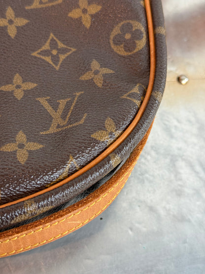 Pre-owned Authentic Louis Vuitton Jeune Fille GM Monogram Crossbody Bag