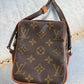 Pre-owned Louis Vuitton Mini Danube Monogram Crossbody Bag