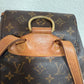 Pre-owned Authentic Louis Vuitton Montsouris MM Monogram Backpack