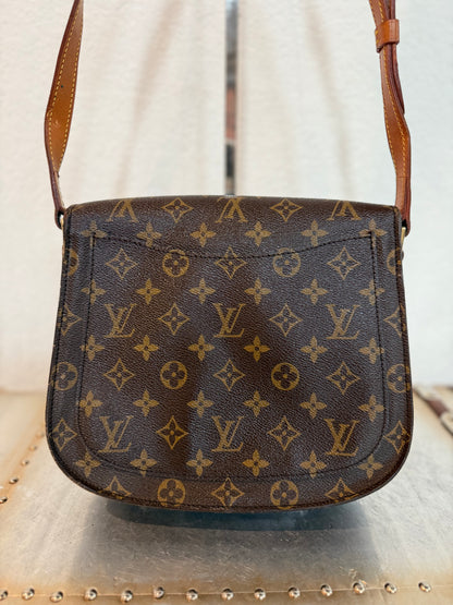 Pre-owned Authentic Louis Vuitton Saint Cloud GM Monogram Crossbody Bag