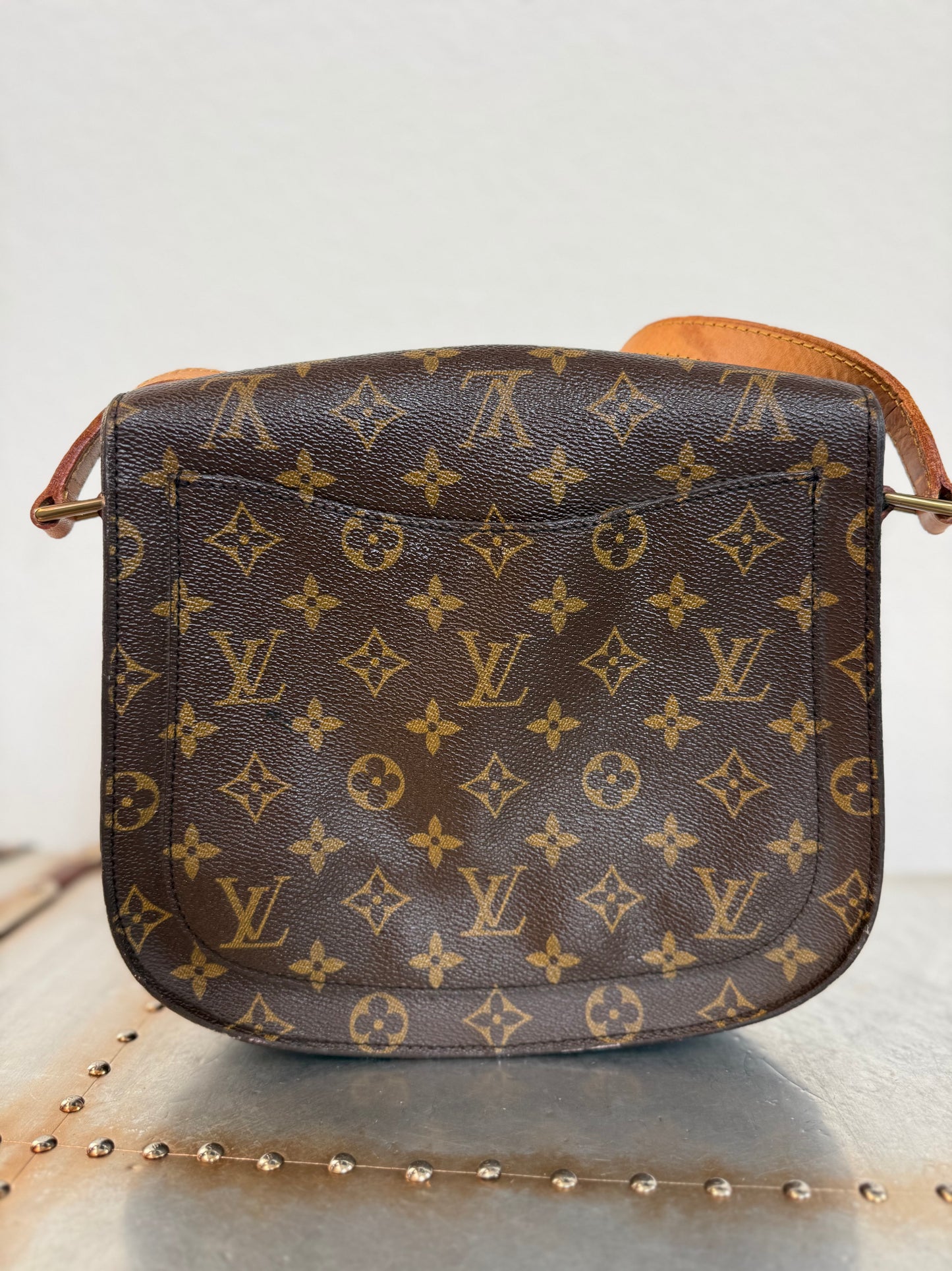 Pre-owned Authentic Louis Vuitton Saint Cloud GM Monogram Crossbody Bag