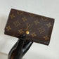 Pre-owned Authentic Louis Vuitton Porte Monnaie Monogram Billet Wallet