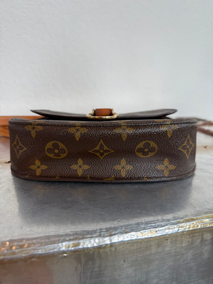 Pre-owned Authentic Louis Vuitton Saint Cloud MM Monogram Shoulder / Crossbody Bag