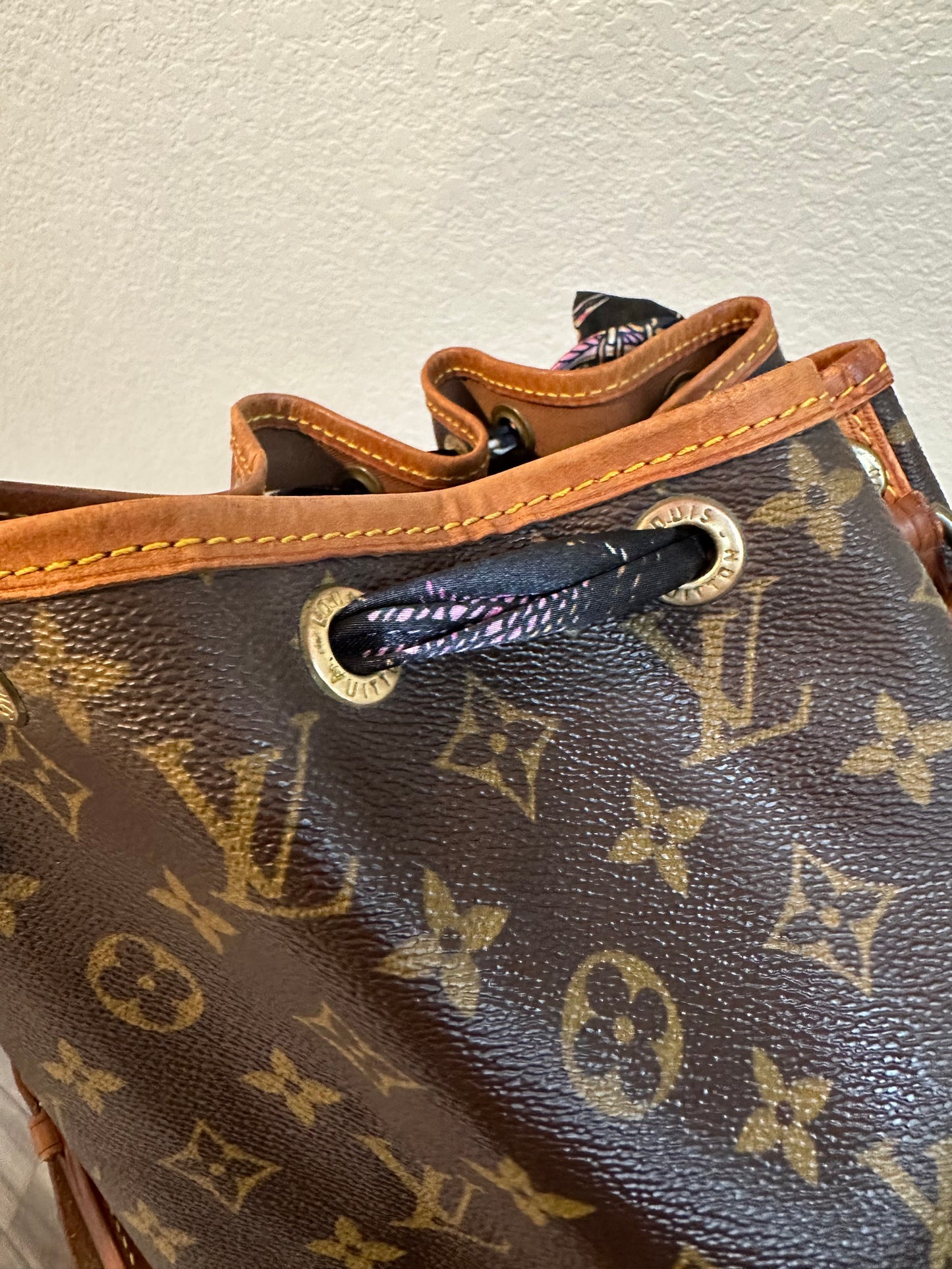 Pre-owned Authentic Louis Vuitton Petite Noe Monogram Shoulder Bag