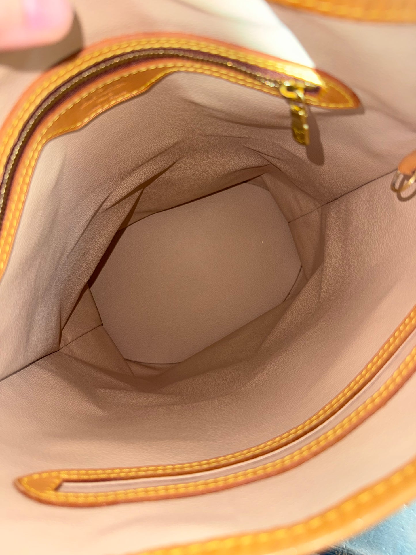 Pre-owned Authentic Louis Vuitton Bucket GM Monogram Shoulder Tote Bag