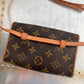 Pre-owned Authentic Louis Vuitton Monogram Florentine Waist Bag