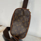 Pre-owned Authentic Louis Vuitton Pochette Gange Monogram Bum Bag