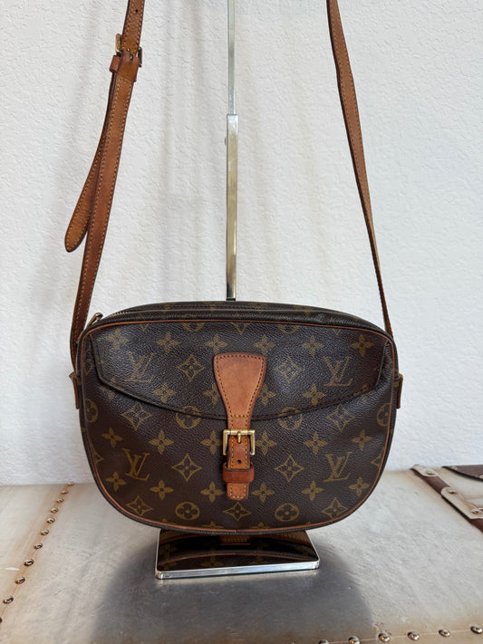 Pre-owned Authentic Louis Vuitton Jeune Fille MM Monogram Crossbody Bag