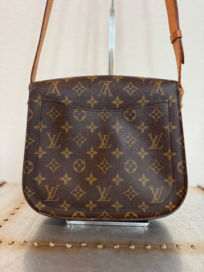 Pre-owned Authentic Louis Vuitton Saint Cloud GM Monogram Crossbody Bag