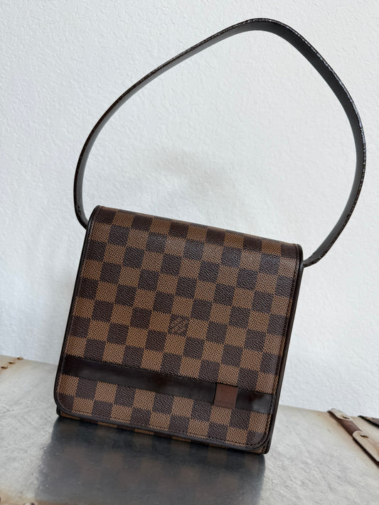 Pre-owned Louis Vuitton Tribeca Mini Damier Ebene Shoulder Bag / Handbag