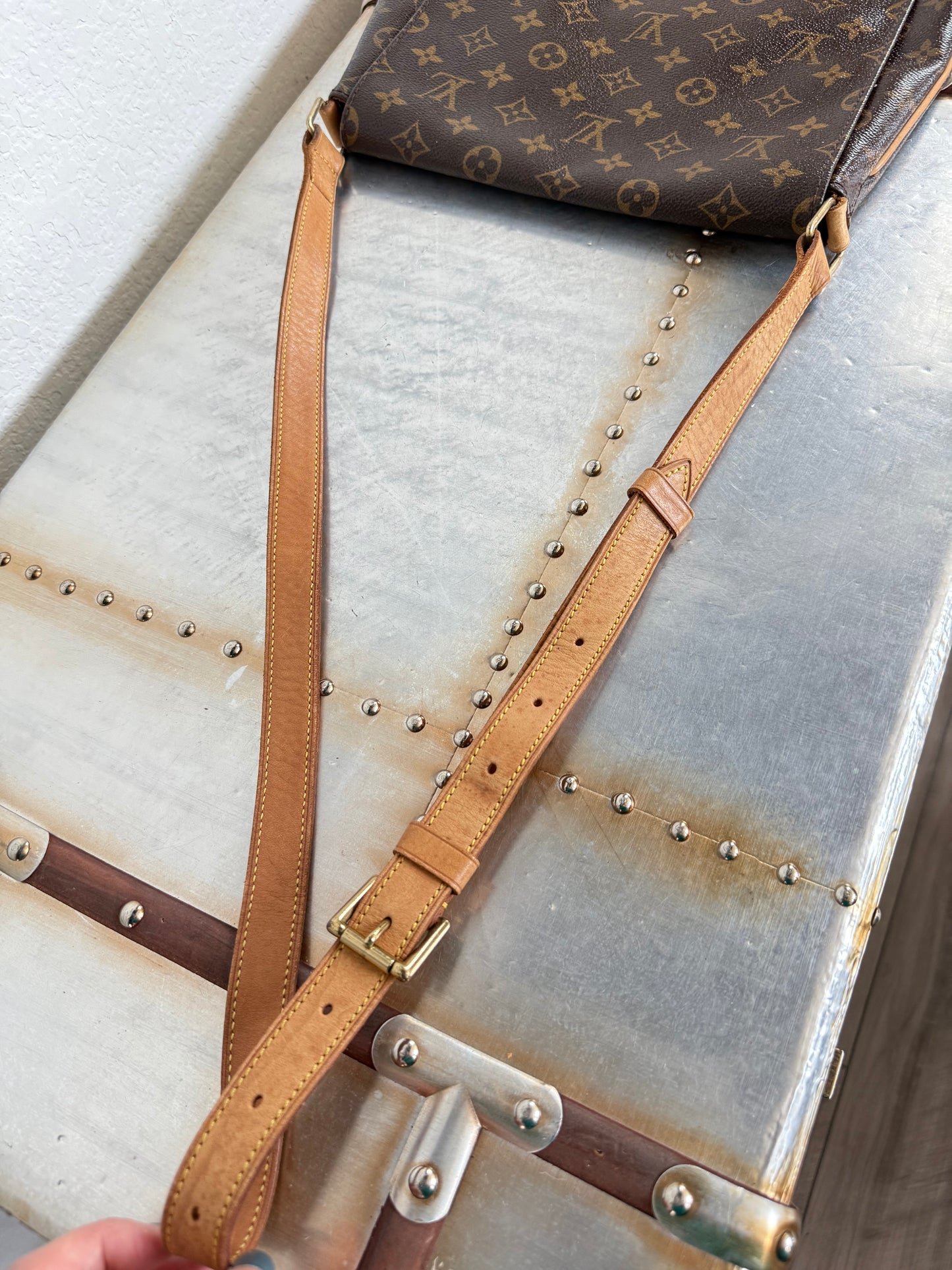 Pre-owned Authentic Louis Vuitton Musette Salsa GM Monogram Shoulder / Crossbody Bag
