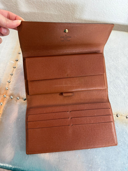 Pre-owned Authentic Louis Vuitton Portefeuille  International Monogram Wallet