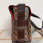 Pre-owned Authentic Louis Vuitton Naviglio Damier Ebene Crossbody Bag