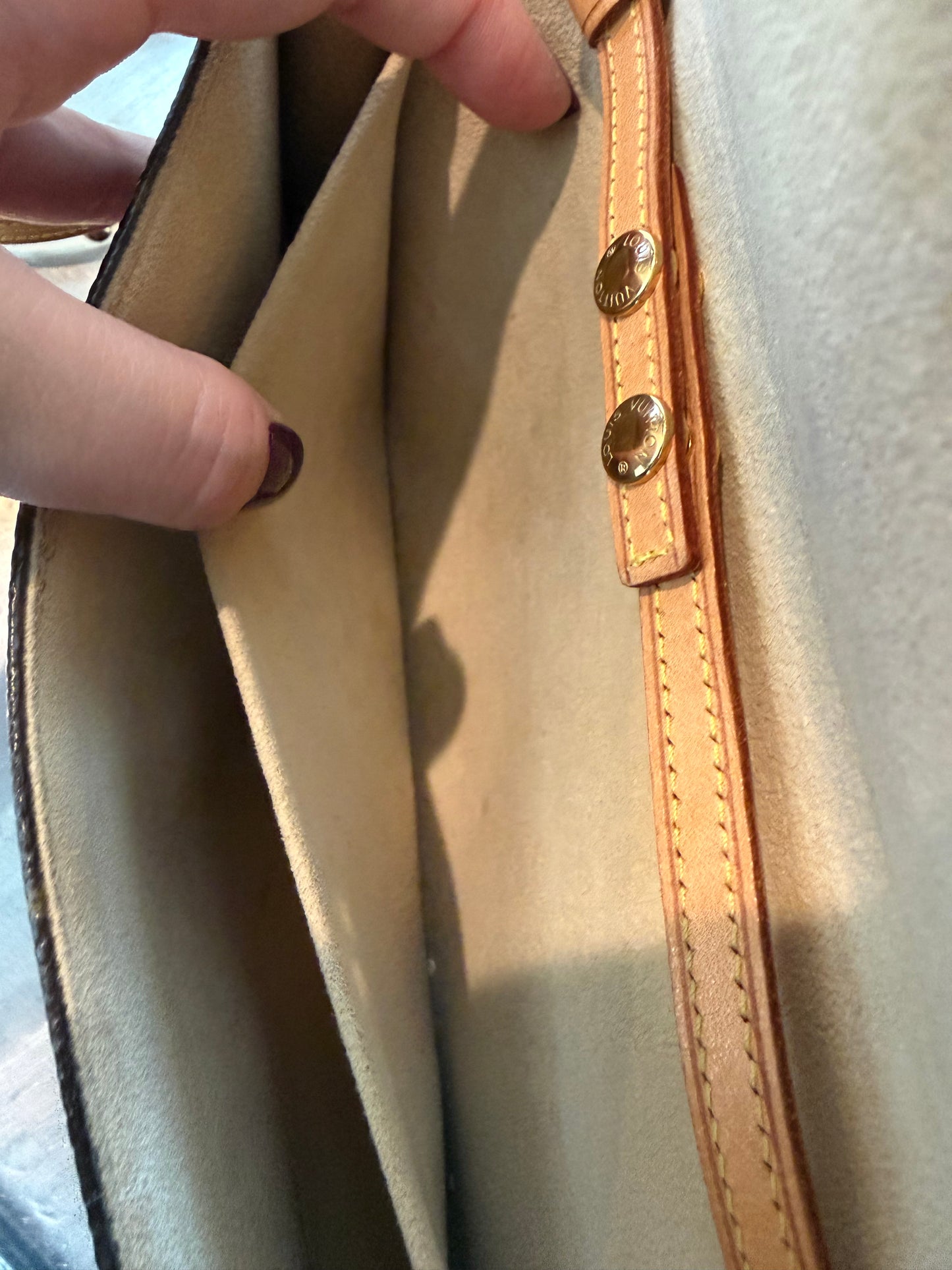 Pre-owned Authentic Louis Vuitton Pochette Twin GM Monogram Shoulder Bag