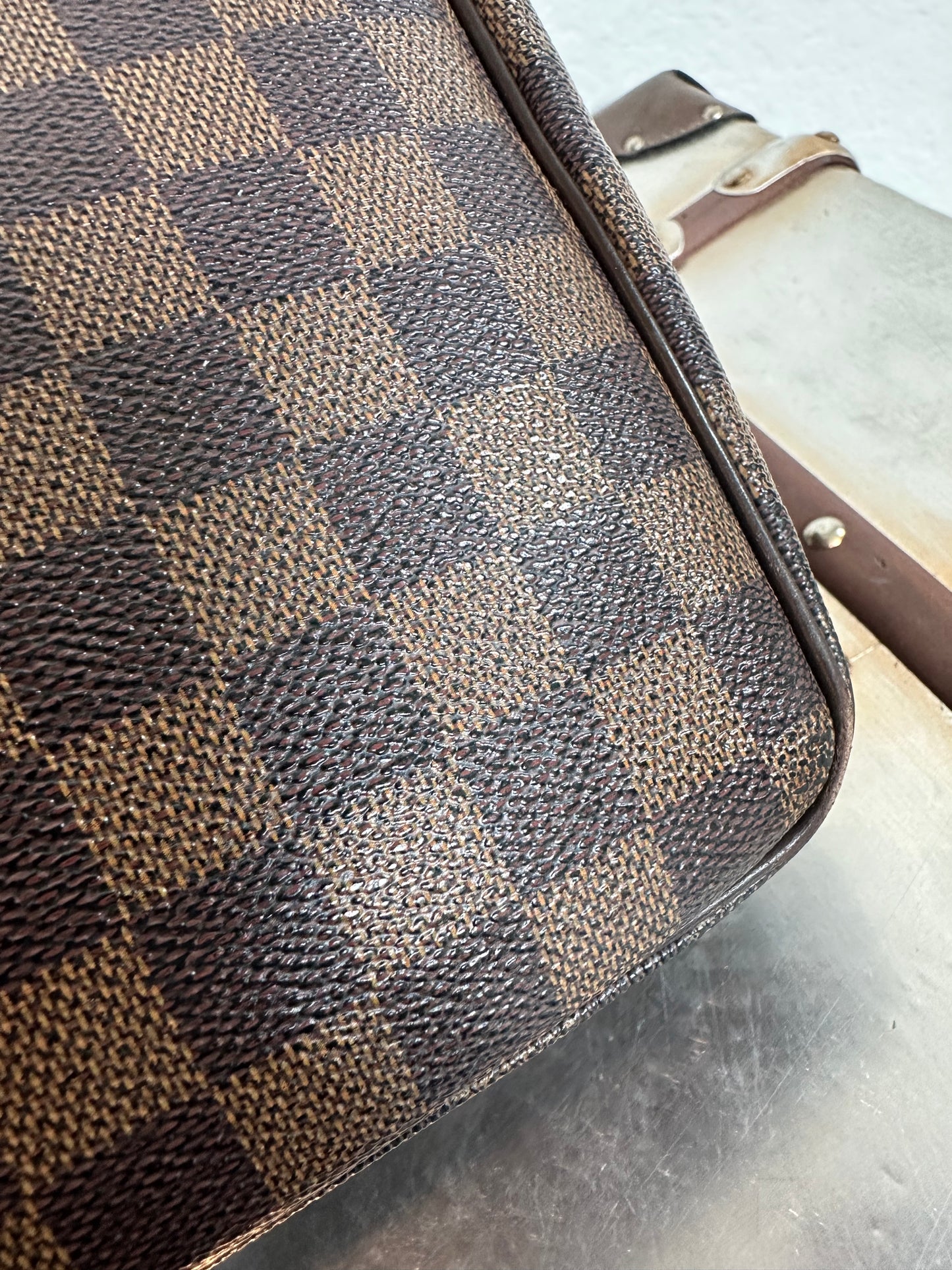 Pre-owned Authentic Louis Vuitton Parioli PM Damier Ebene Tote / Shoulder Bag