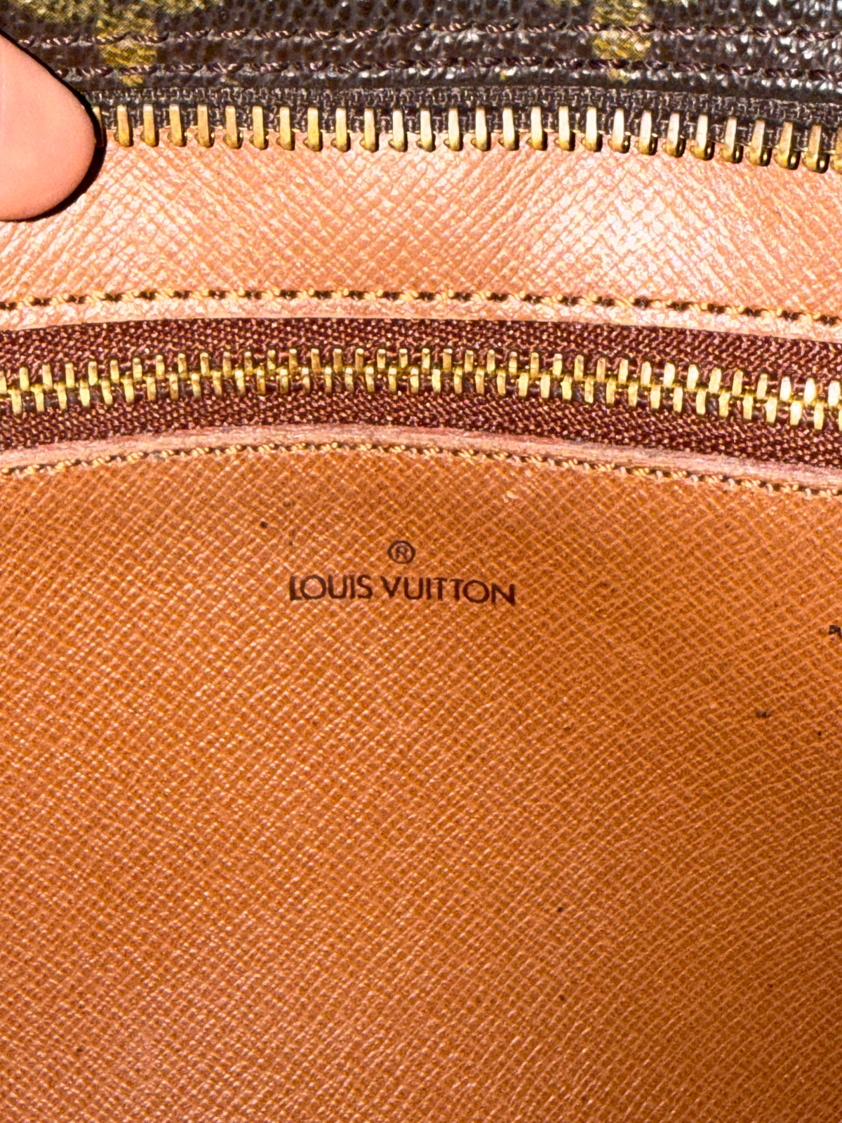 Pre-owned Authentic Louis Vuitton Jeune Fille MM Monogram Crossbody Bag
