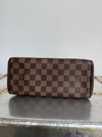 Pre-owned Authentic Louis Vuitton Brera Damier Ebene Handbag