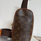 Pre-owned Authentic Louis Vuitton Pochette Gange Monogram Bum Bag
