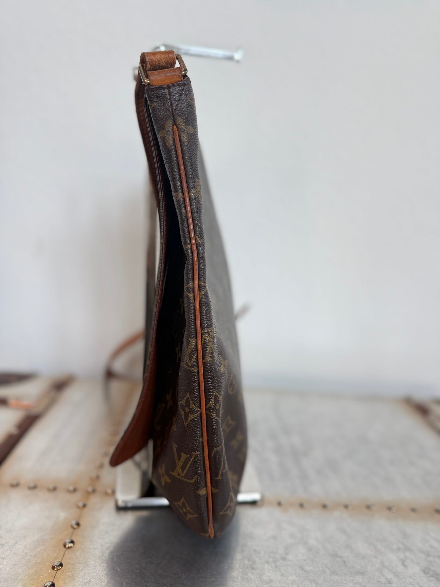 Pre-owned Authentic Louis Vuitton Musette Salsa GM Monogram Shoulder / Crossbody Bag