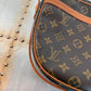 Pre-owned Authentic Louis Vuitton Jeune Fille GM Monogram Crossbody Bag