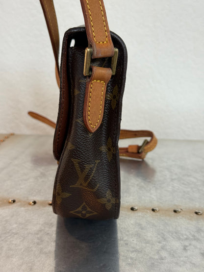 Pre-owned Authentic Louis Vuitton Saint Cloud PM Monogram Crossbody Bag