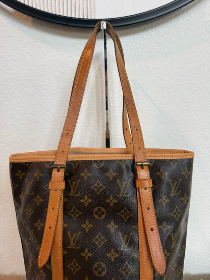 Pre-owned Authentic Louis Vuitton Bucket GM Monogram Shoulder Tote Bag
