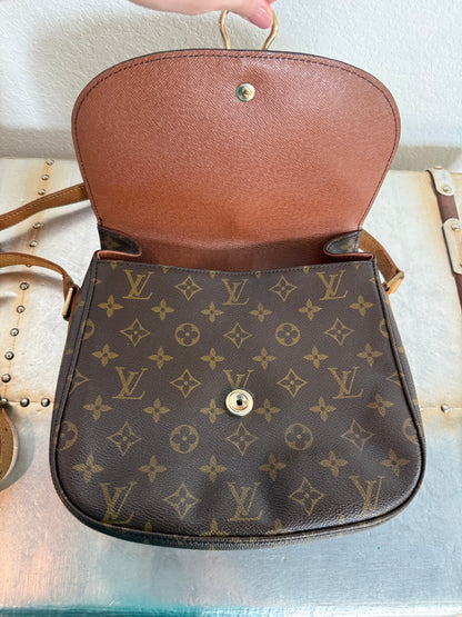 Pre-owned Authentic Louis Vuitton Saint Cloud GM Monogram Crossbody Bag
