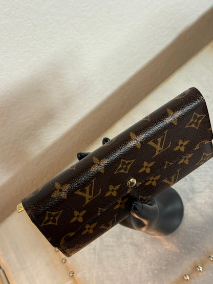Pre-owned Authentic Louis Vuitton Portefeuille Sarah Monogram Long Wallet