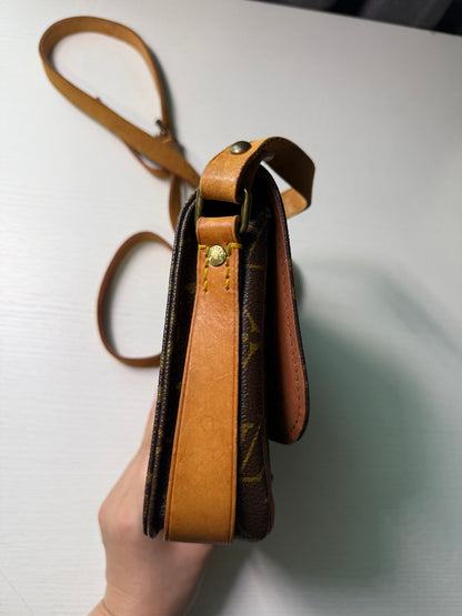 Pre-owned Louis Vuitton Cartouchiere PM Monogram Shoulder / Crossbody Bag