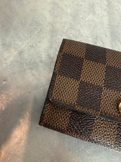 Pre-owned Authentic Louis Vuitton Damier Ebene 6 Key Holder