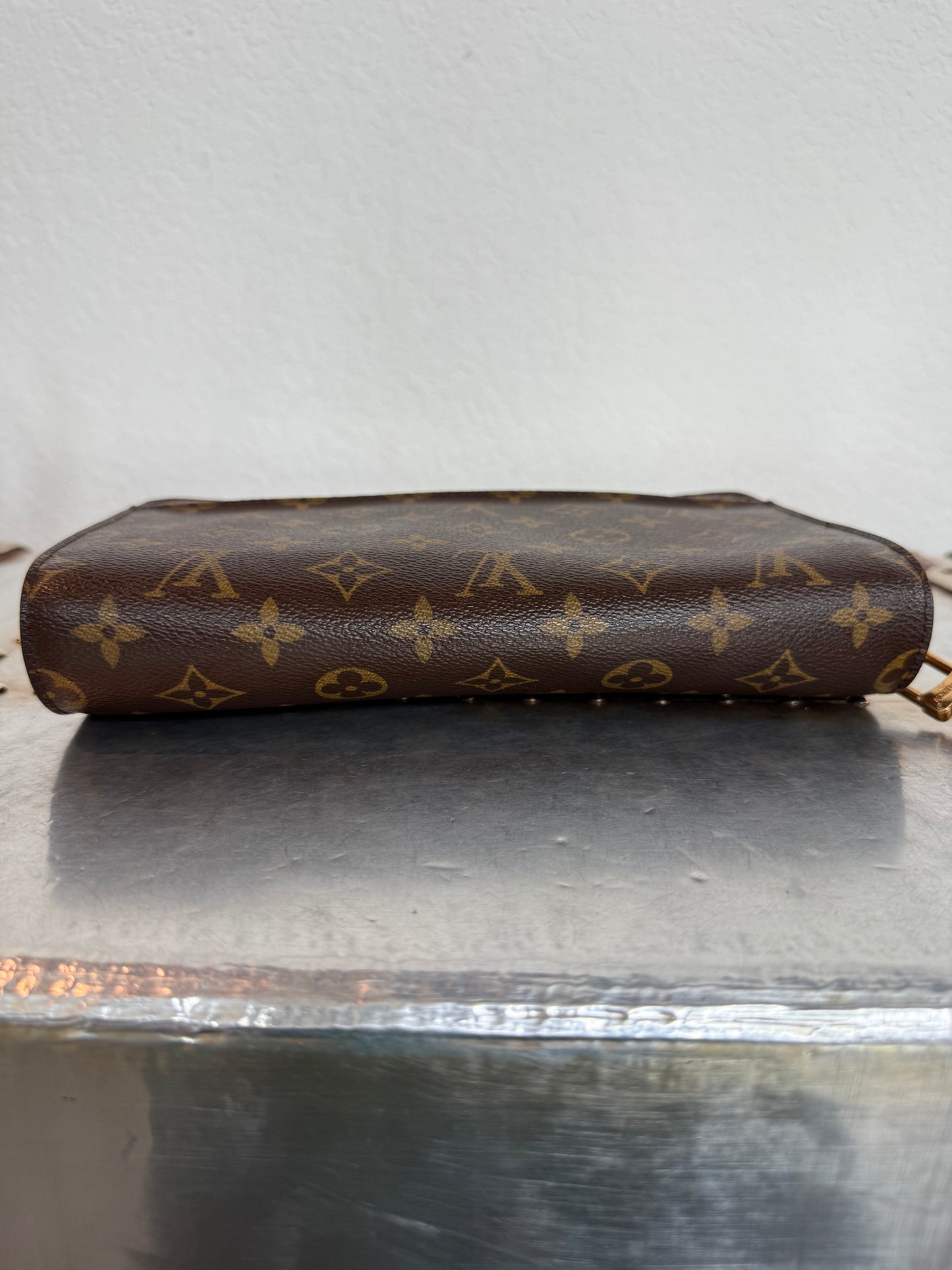 Pre-owned Authentic Louis Vuitton Monogram Orsay Clutch Handbag
