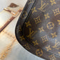 Pre-owned Authentic Louis Vuitton Saint Cloud GM Monogram Crossbody Bag