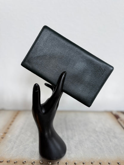 Pre-owned Authentic Louis Vuitton Bifold Checkbook/ Long Wallet