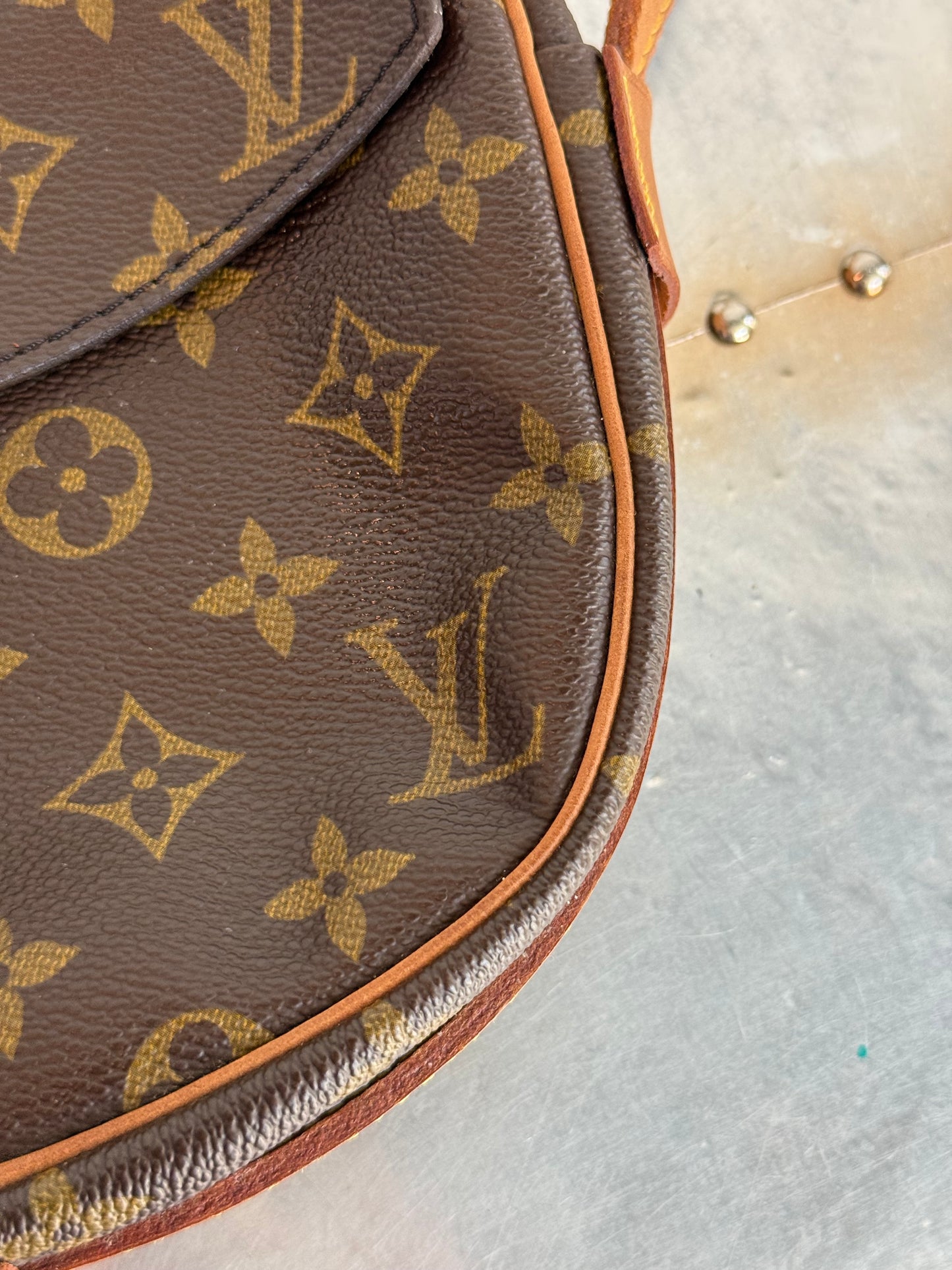 Pre-owned Authentic Louis Vuitton Jeune Fille PM Monogram Crossbody Bag